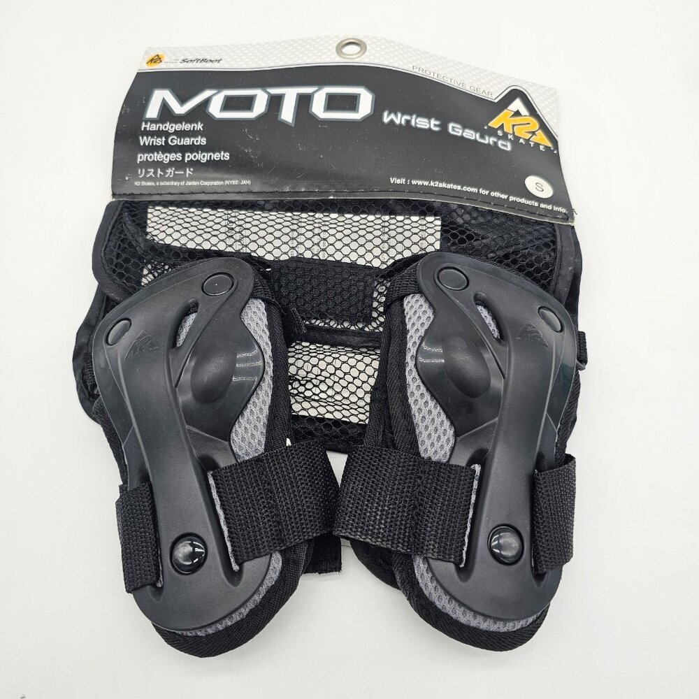 K2 Moto Wrist Guards Size Small | Protective Skate & Snowboard Gear | Pre-Owned